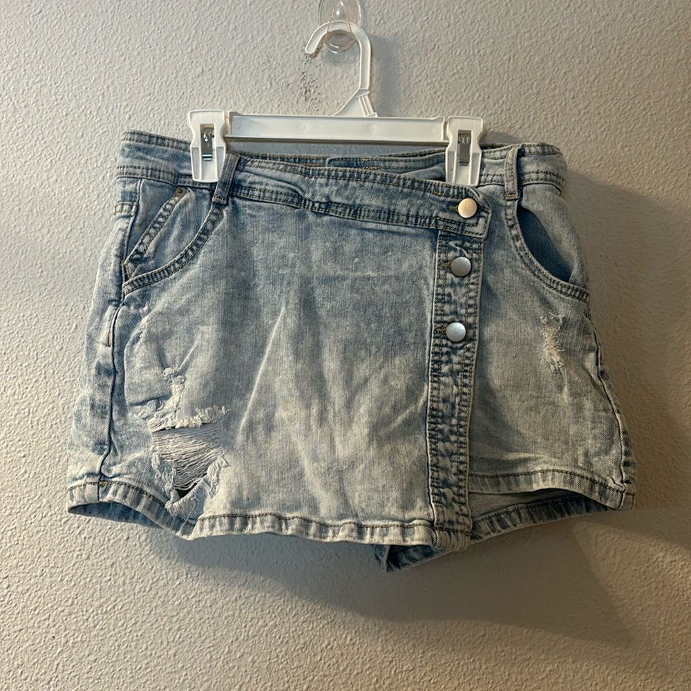 No Boundaries denim skort size 7